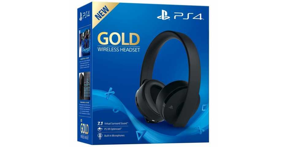 Гарнитура Sony Gold Wireless Headset (Black)
